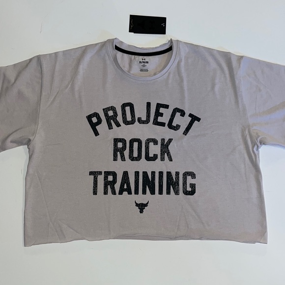 Under Armour Other - XL Under Armour Project Rock Training Cutoff Shirt mens gray NWT $45